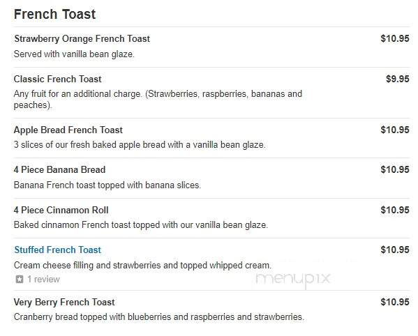 Briana's Restaurant & Pancake House - Palatine, IL menu_pic