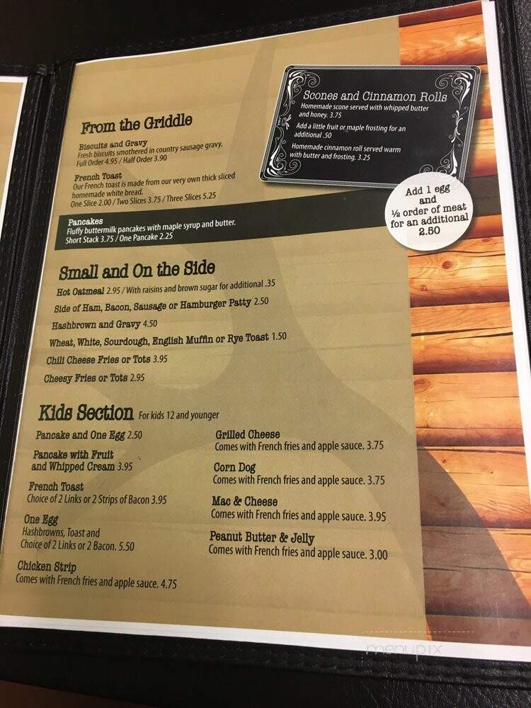 Sofie's Chatterbox - Rupert, ID menu_pic