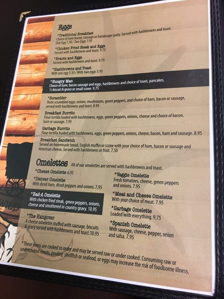 Sofie's Chatterbox - Rupert, ID menu_pic