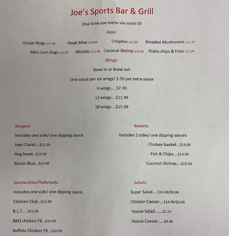 Joe's Sports Bar - East Wenatchee, WA