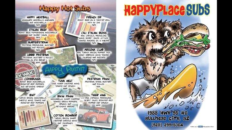 Happyplace Subs - Bullhead City, AZ menu_pic