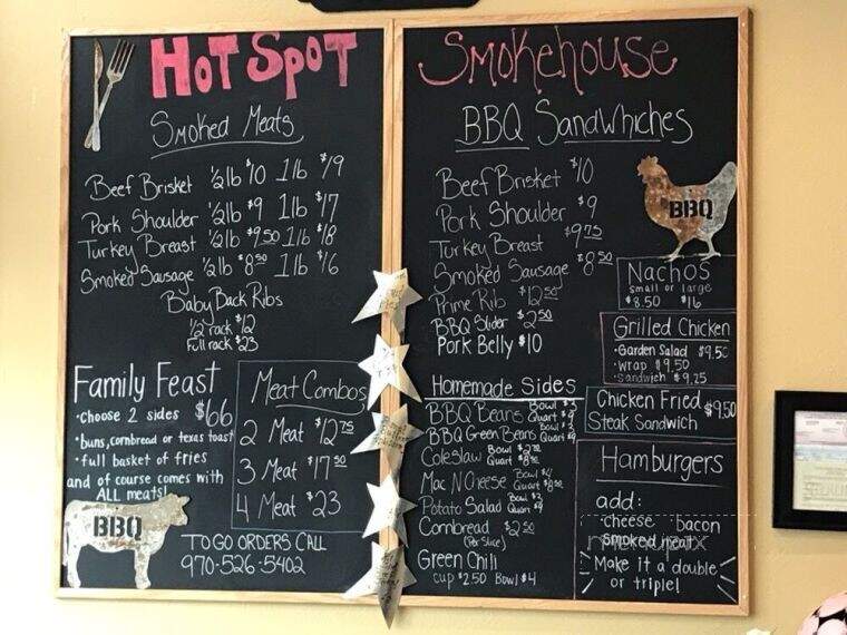 Hot Spot Smokehouse - Sterling, CO menu_pic