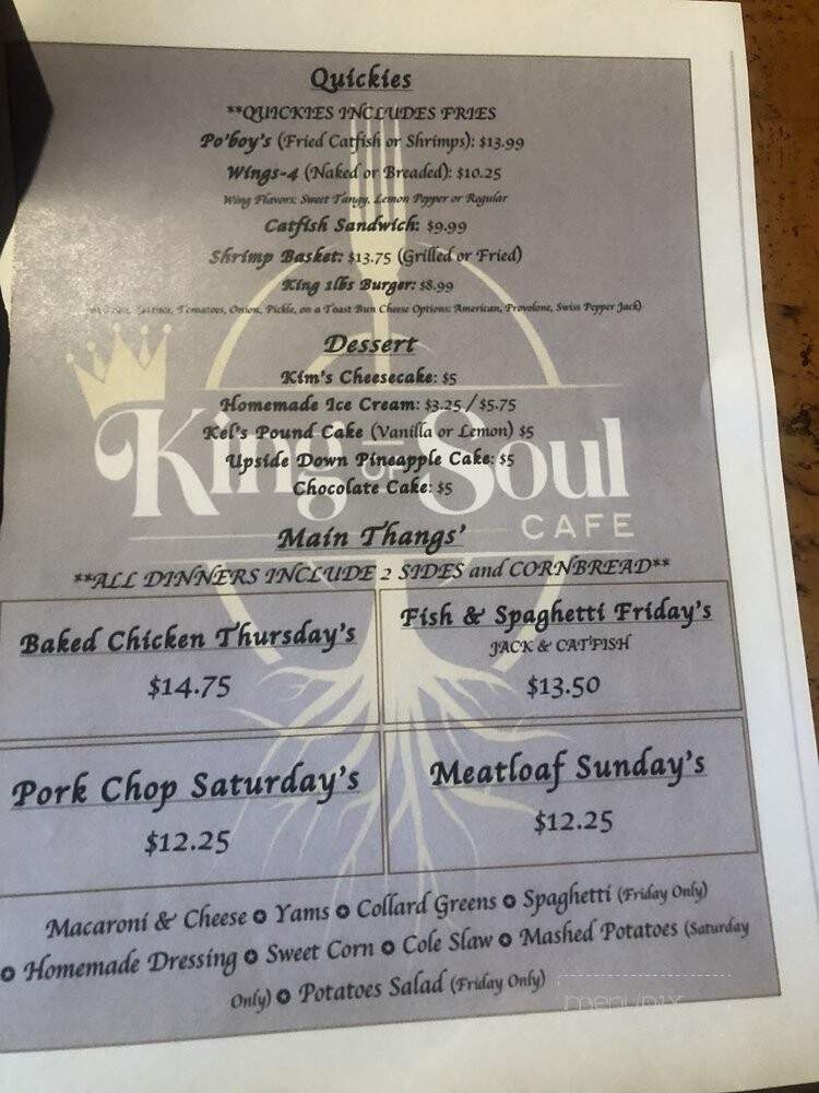 King Of Soul Cafe - Ferguson, MO