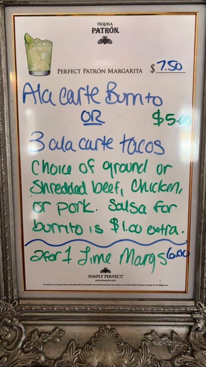 Ranchito - Stevens Point, WI menu_pic