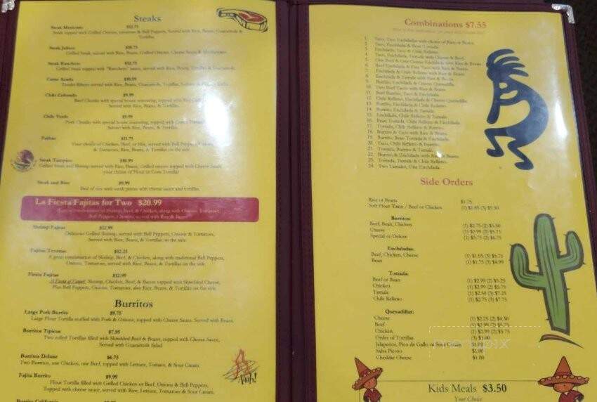 Fiesta Mexican Restaurant - Centerville, IA menu_pic