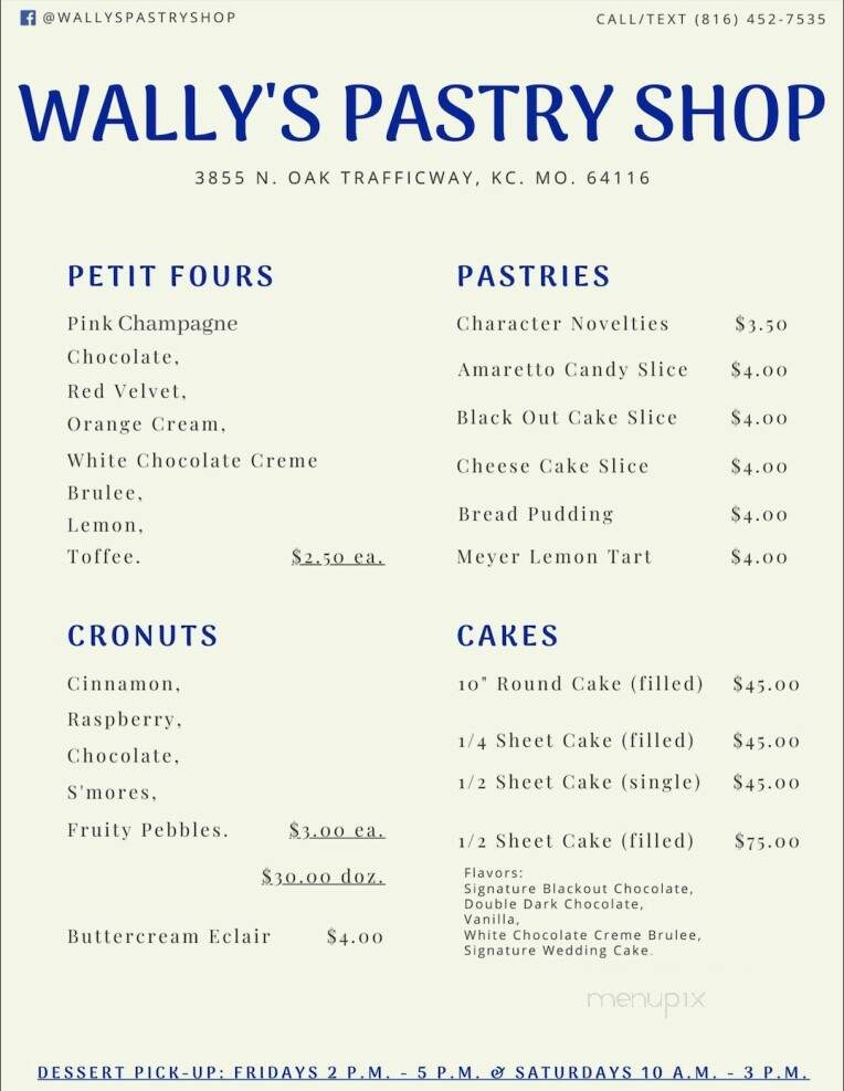 Wally's Pastry Shop - Kansas City, MO