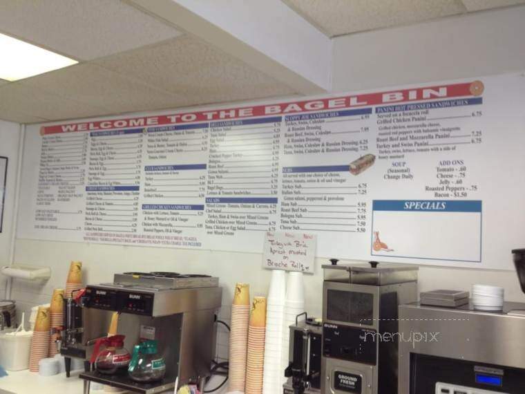 Bagel Bin - Bernardsville, NJ menu_pic