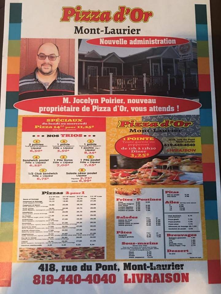 La Pizza d'Or - Mont-Laurier, QC