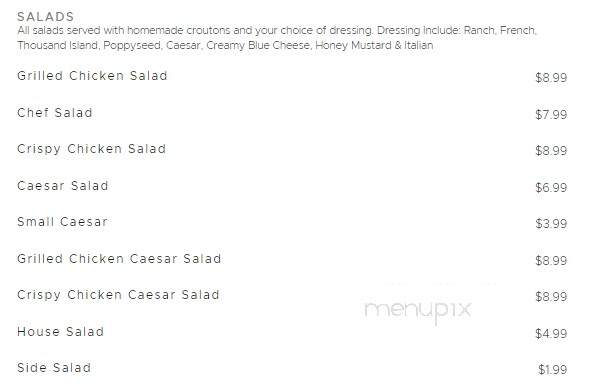 Goetten Oasis Restaurant - Carrollton, IL menu_pic