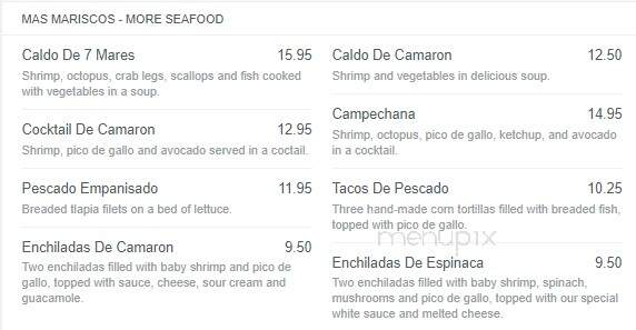 Mi Pueblo - Pontotoc, MS menu_pic