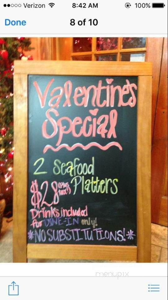 Stogner & Son Fish Camp - Tylertown, MS menu_pic