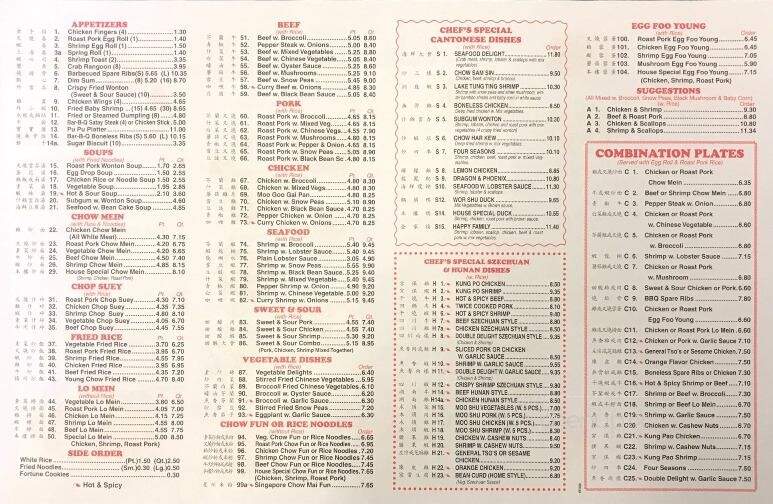 New China - Palatine Bridge, NY menu_pic