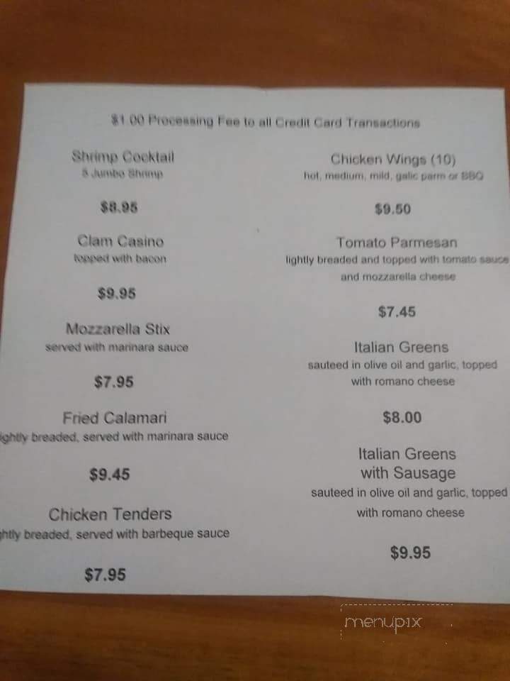 TJ's Restaurant - Cleveland, NY menu_pic