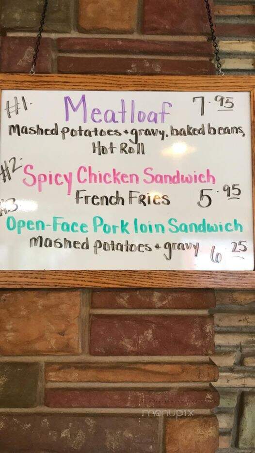 Hilltop Diner - Cowen, WV menu_pic