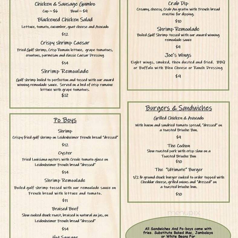 Toula's Cafe - New Orleans, LA menu_pic