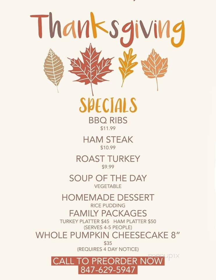 Gyorgos Cafe - Fox Lake, IL menu_pic