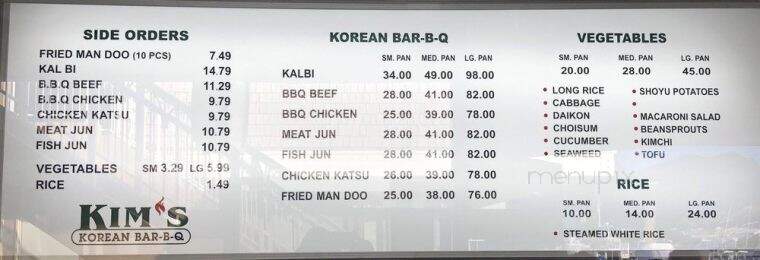 Kim's Korean Bar-B-Q - Honolulu, HI