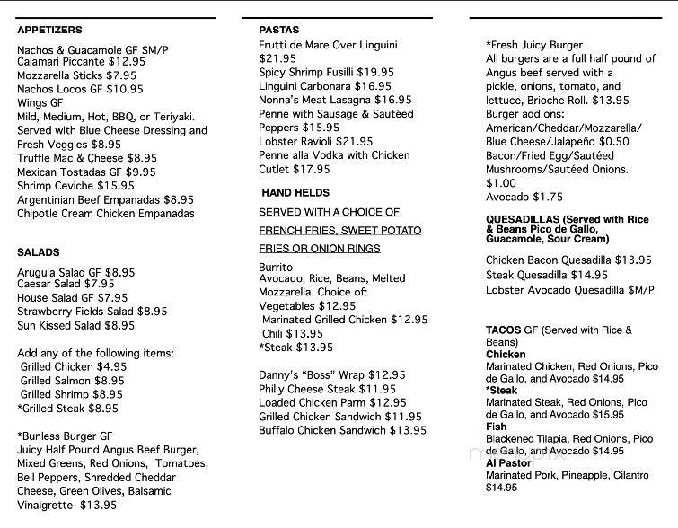 Tre Sazon Kitchen & Bar - Hawley, PA menu_pic