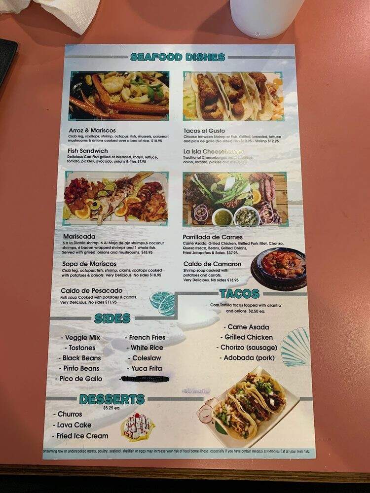 La Isla 772 Seafood Market & Restaurant - Port St. Lucie, FL menu_pic