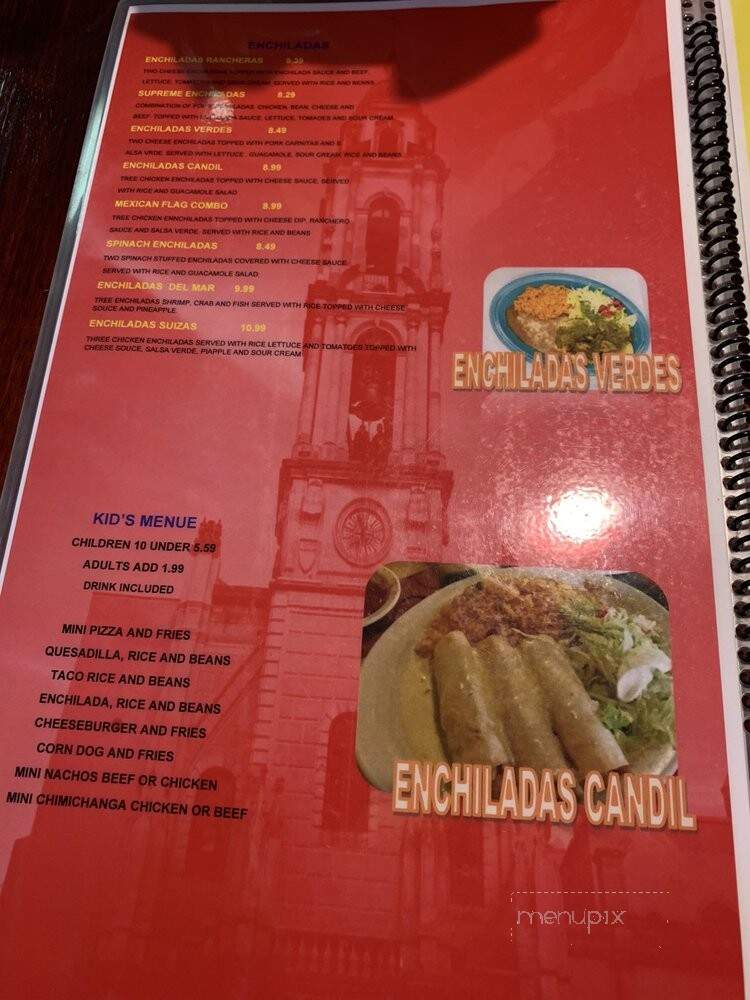 Candiles Mexican Restaurant - Augusta, KS menu_pic