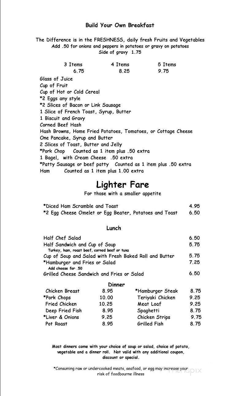 Black Forest Family Restaurant - Grants Pass, OR menu_pic