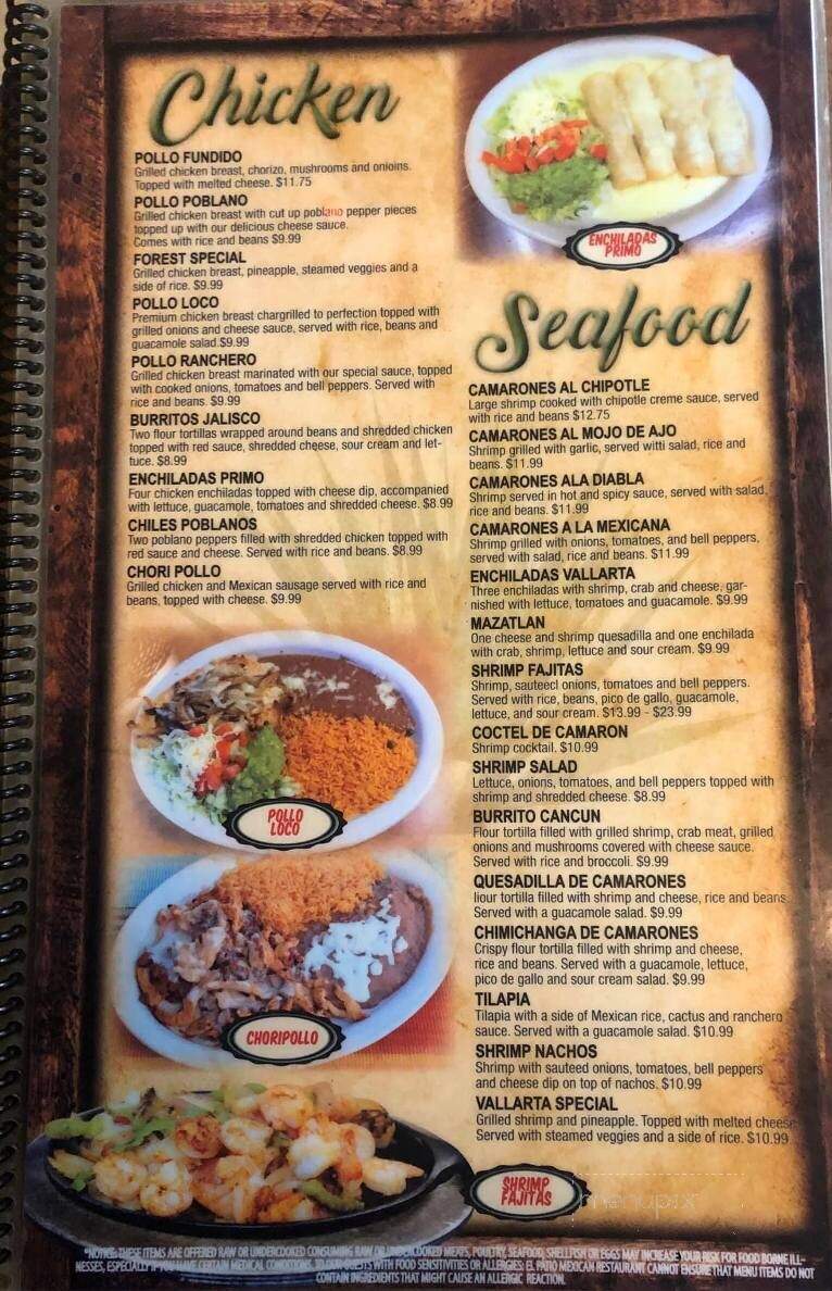 El Patio - Forest, MS menu_pic