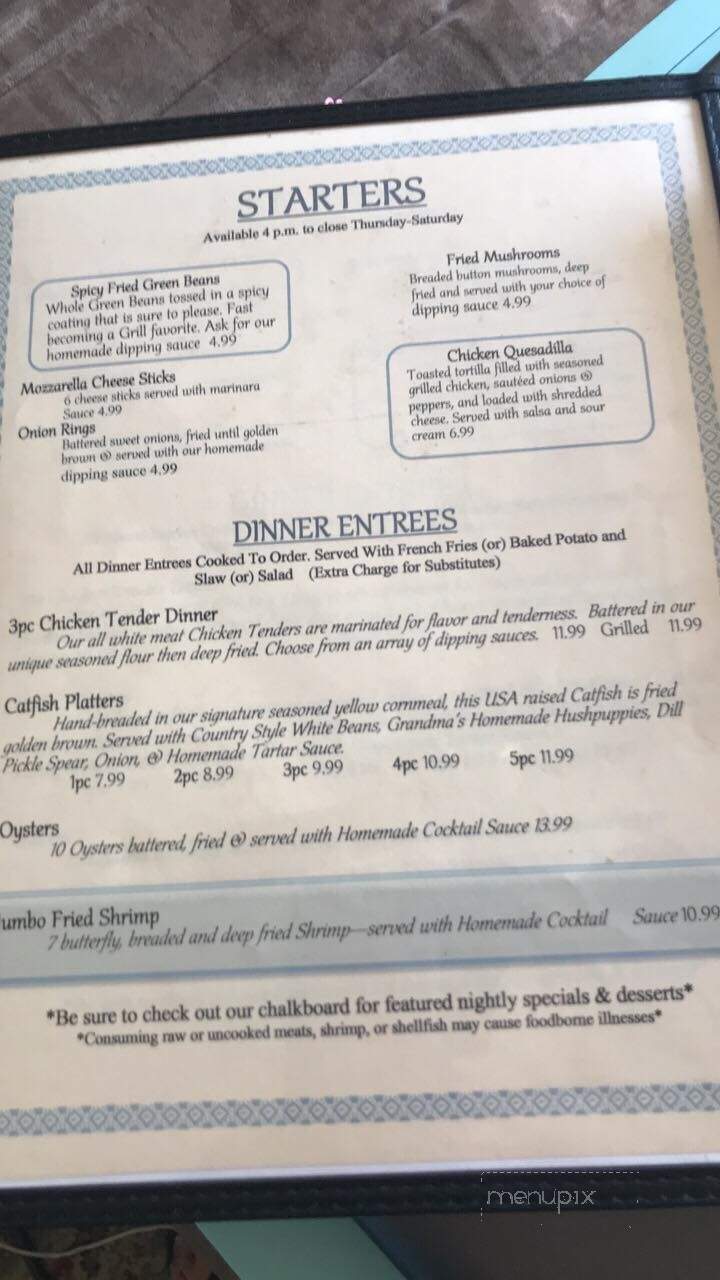 51 Grill - Bardwell, KY menu_pic