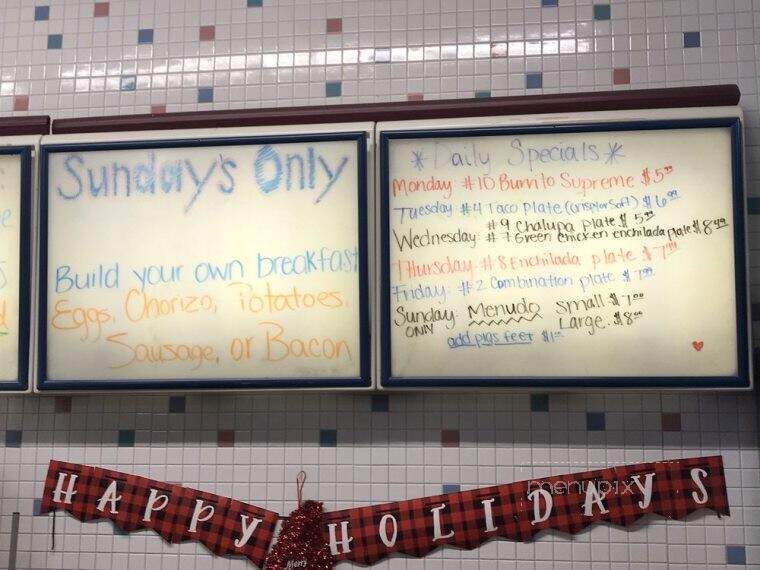 Nina's - Artesia, NM menu_pic