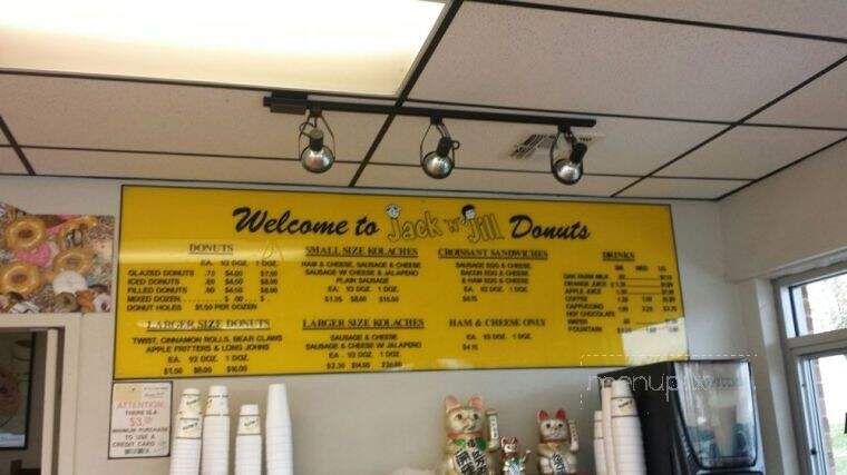 Jack N' Jill Donuts - Waco, TX menu_pic