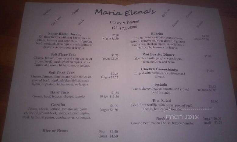 Maria Elena's Bakery - Saginaw, MI