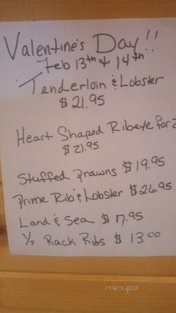 Windfall Inn - Wabeno, WI menu_pic