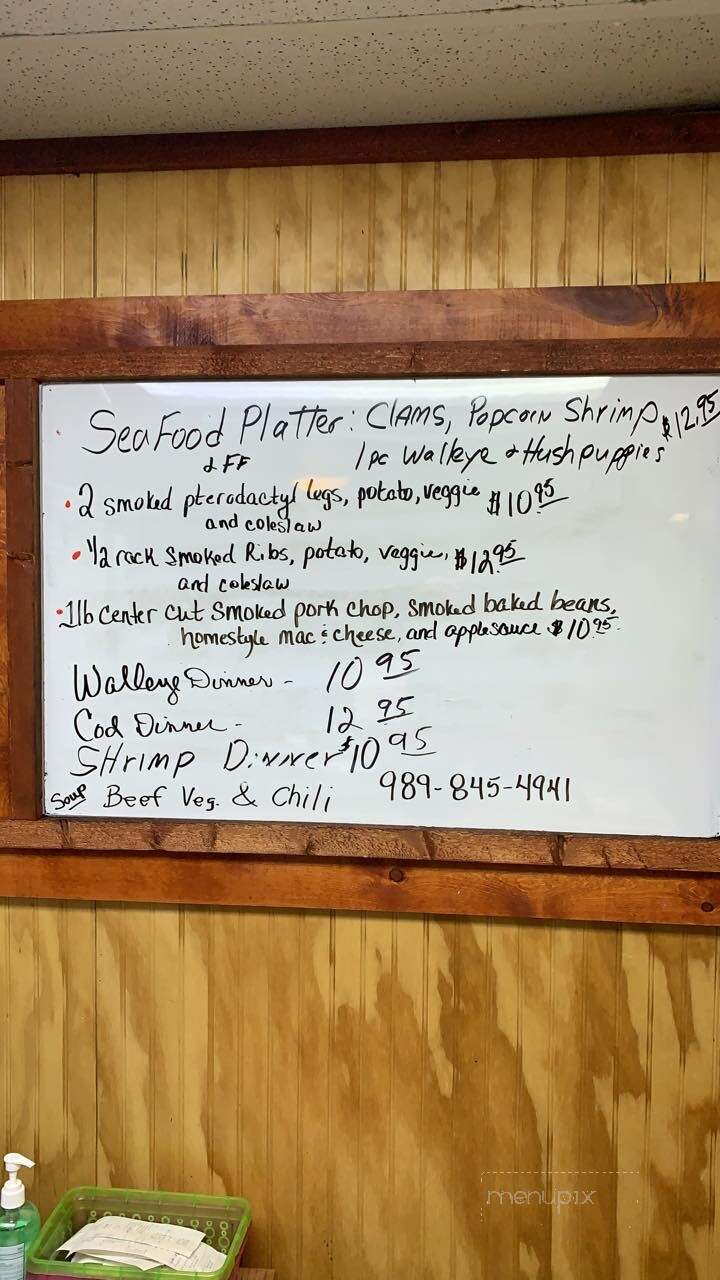 Grandma's Kitchen - Oakley, MI menu_pic