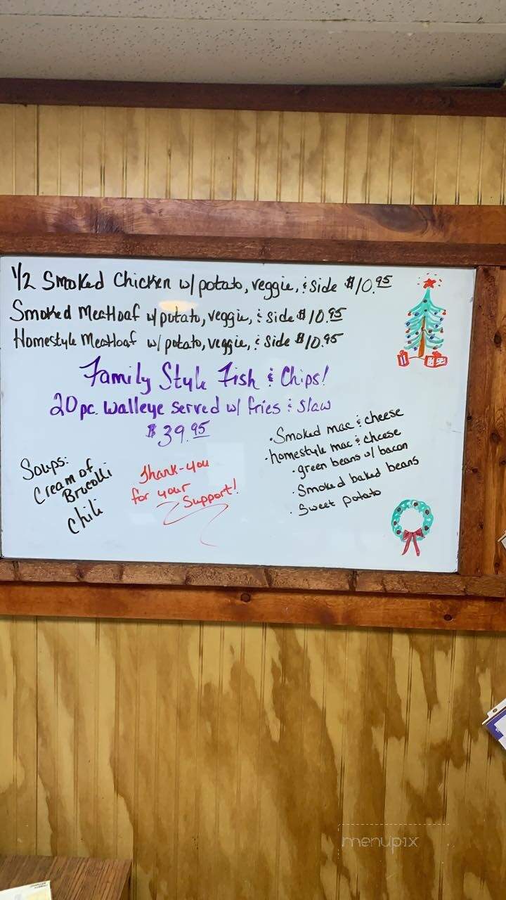 Grandma's Kitchen - Oakley, MI menu_pic