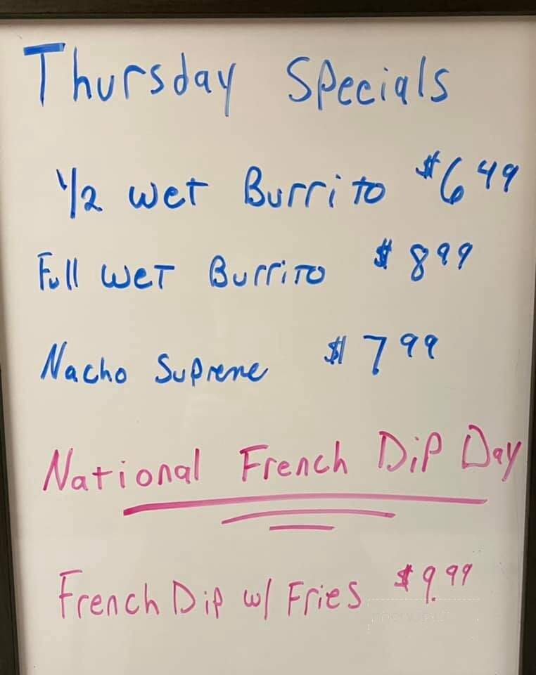 Brentwood - Caro, MI menu_pic