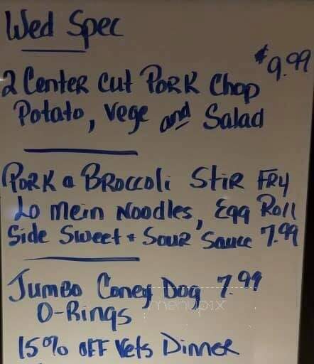 Brentwood - Caro, MI menu_pic
