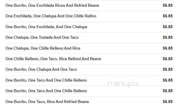 El Rodeo Mexican Restaurant - Louisville, MS menu_pic