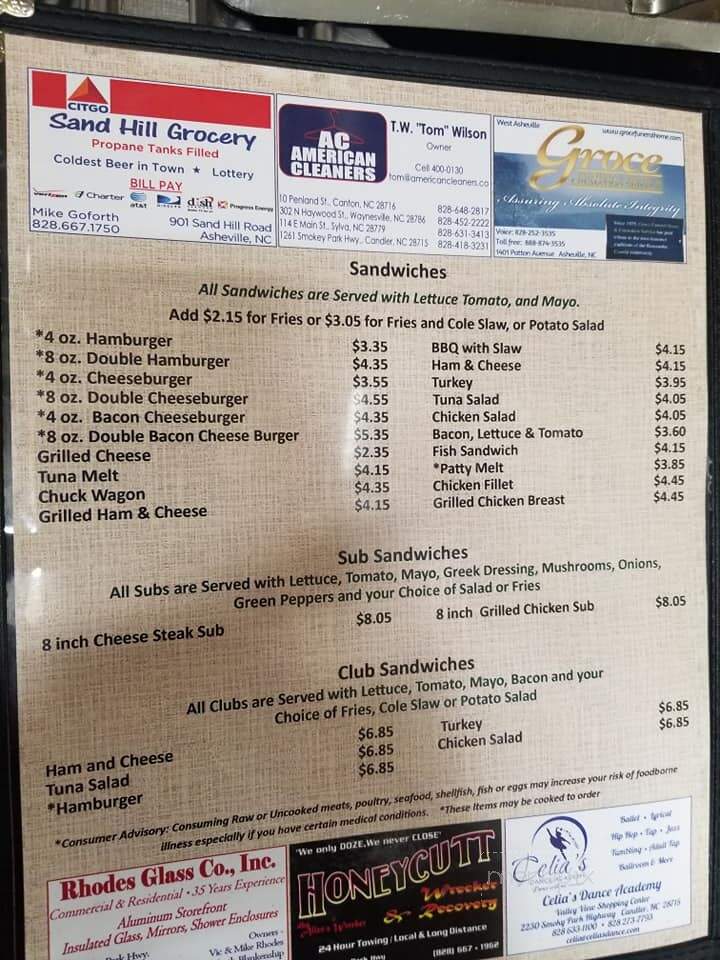 Miami Restaurant - Candler, NC menu_pic