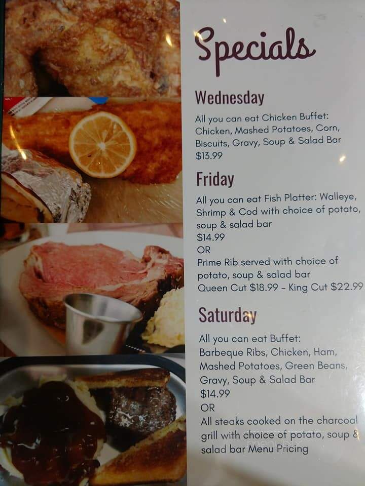Walhalla Inn Supper Club - Walhalla, ND menu_pic