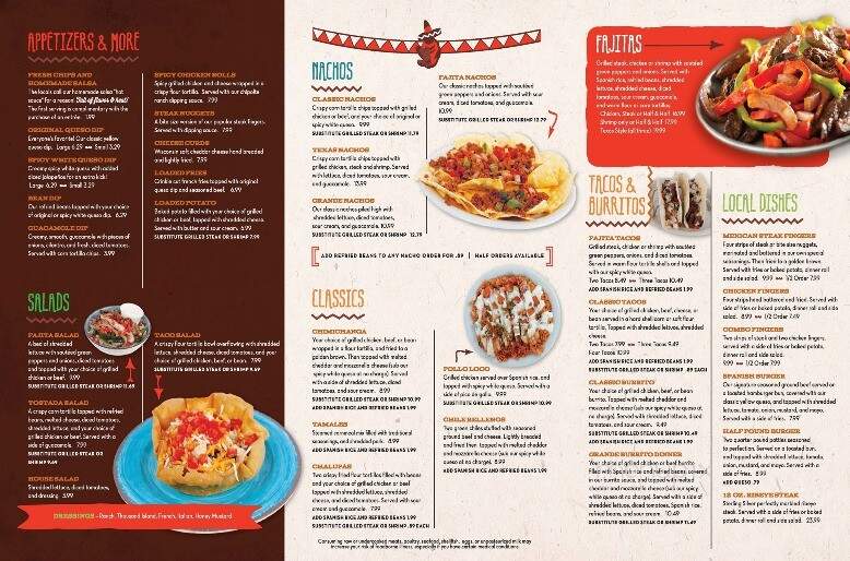 El Palacio Restaurant - Ozark, AL menu_pic