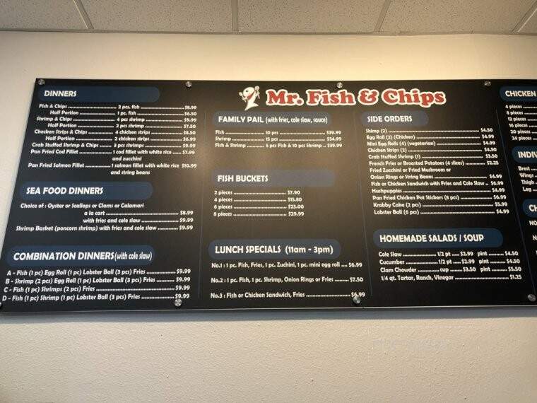 Mr Fish & Chips - Simi Valley, CA menu_pic