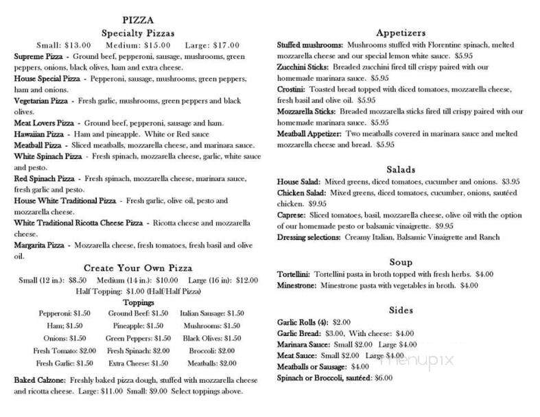Mamma Mia Seven Lakes - West End, NC menu_pic