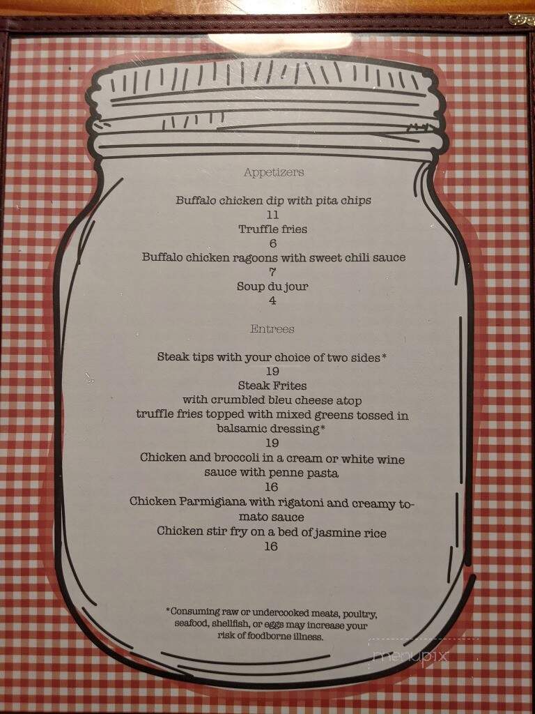 Sugar Shack Cafe - Brownfield, ME menu_pic