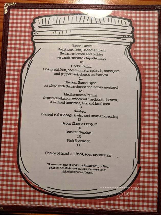 Sugar Shack Cafe - Brownfield, ME menu_pic