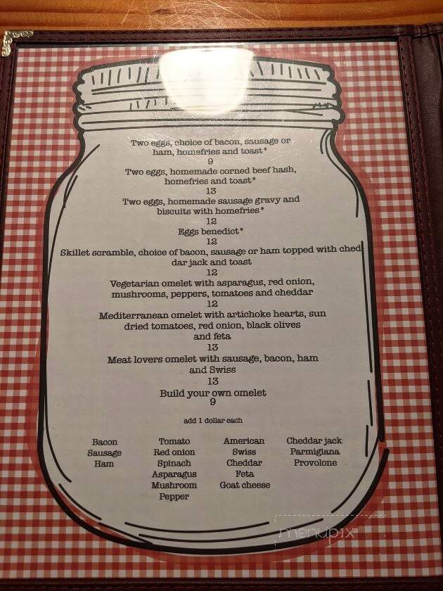 Sugar Shack Cafe - Brownfield, ME menu_pic