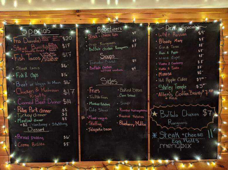 Sugar Shack Cafe - Brownfield, ME menu_pic