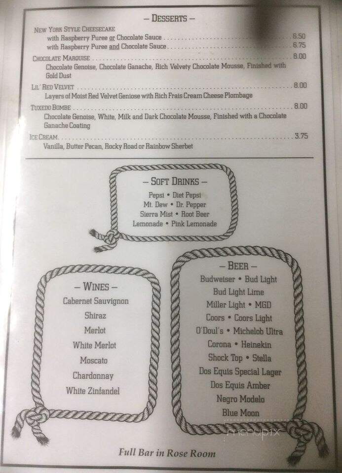 Branding Iron Steakhouse - Safford, AZ menu_pic