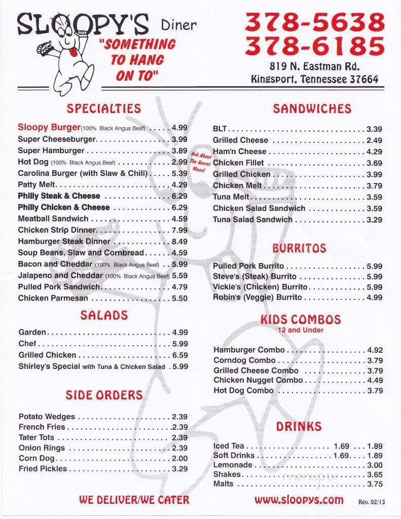Skoby's - Kingsport, TN menu_pic