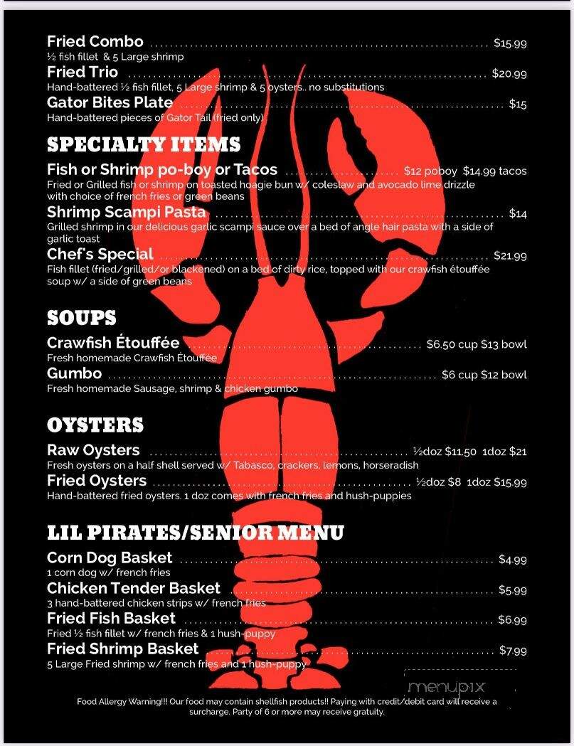 Menu of K&E Seafood Lounge in Beeville, TX 78102