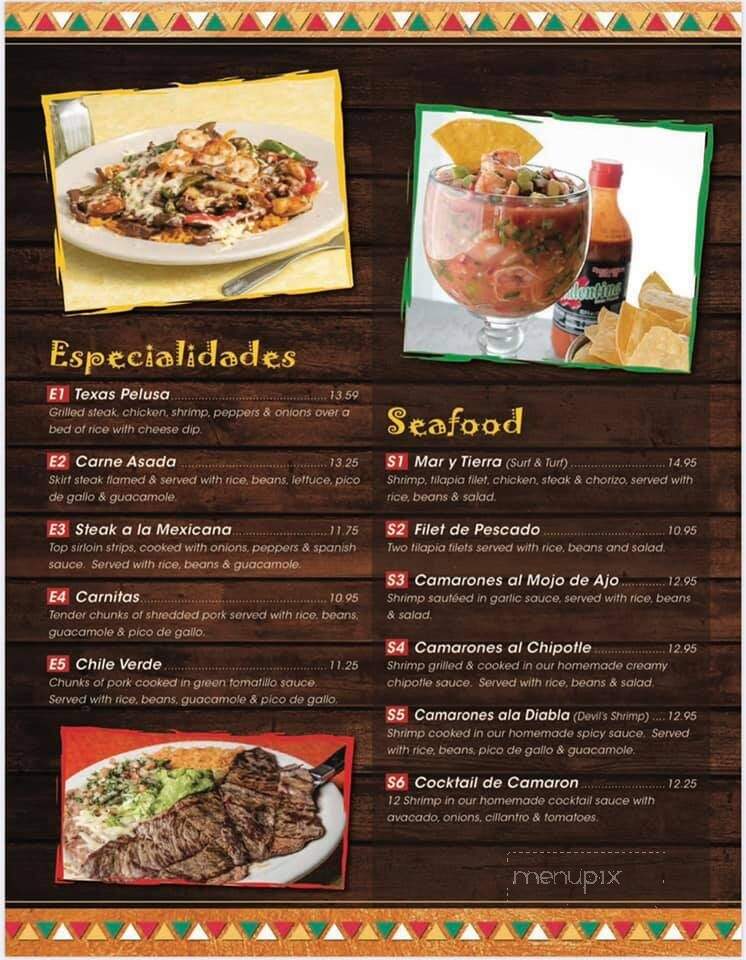 El Sol De Mexico Bar & Grill - Brooksville, FL menu_pic