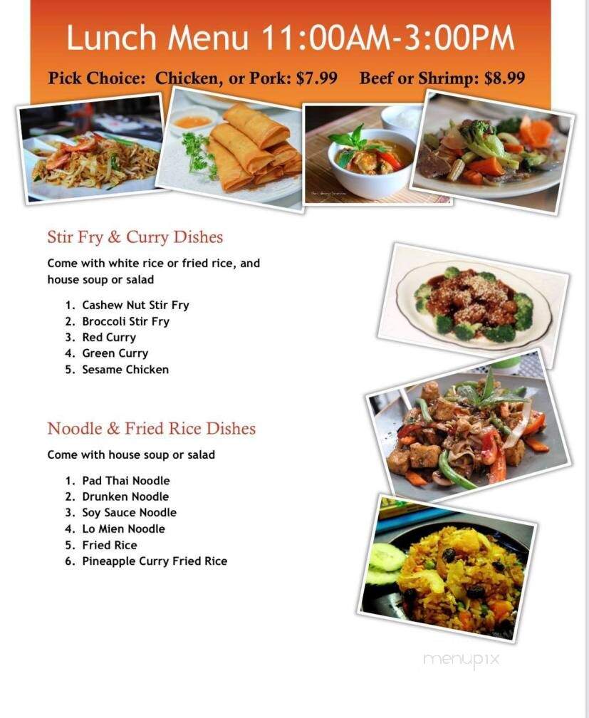 Mai House Asian Cuisine - Shelbyville, TN menu_pic